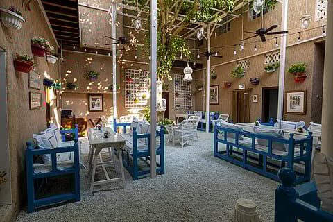 Inside the Arabian Tea House, Dubai