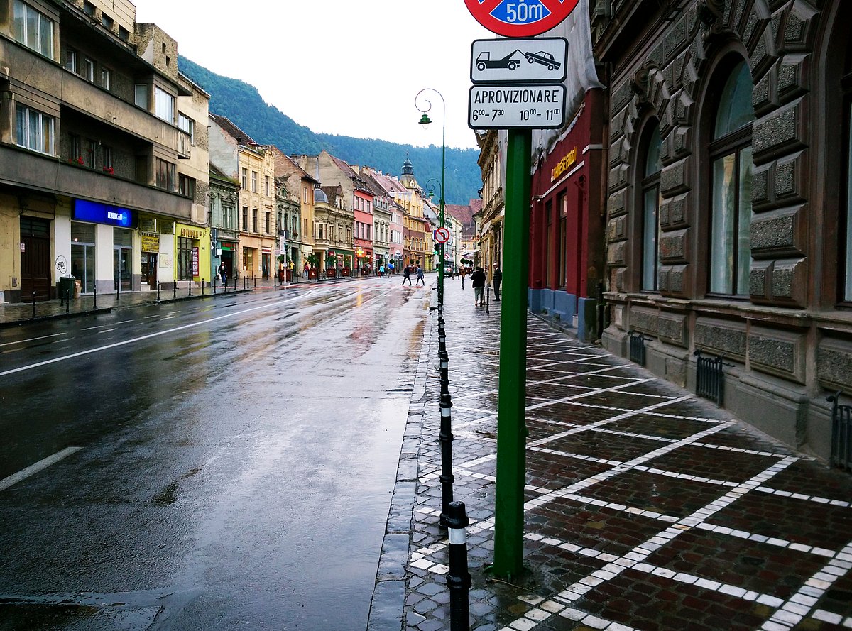 Brașov after a downpour