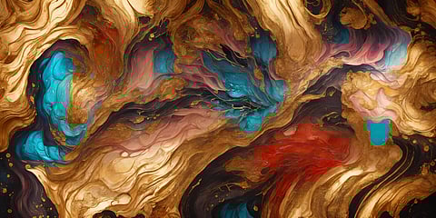 Dive into the vibrant world of "fluid art," where colours blend and patterns emerge in the most unexpected ways