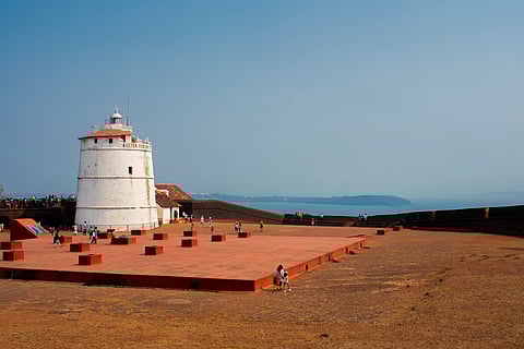 The lighthouse in Aguada Fort, North Goa
