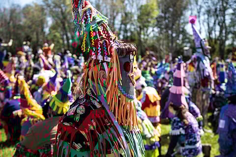 The area is most famous for the Courir de Mardi Gras