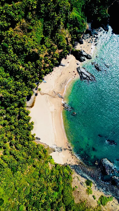 Shutterstock : A secluded beach in South Goa