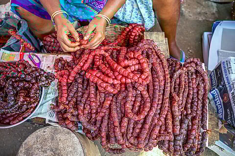 Goa’s traditional chorizo sausages uses coconut feni