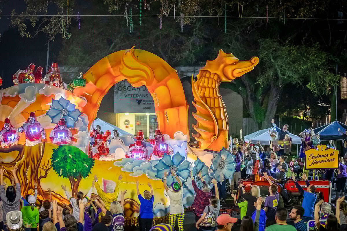 The Krewe of Hermes is one of the longest-running parades in the area