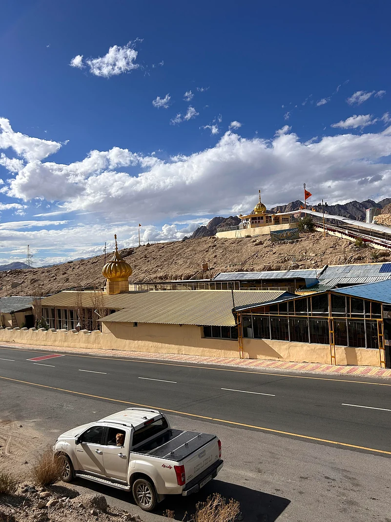Outside Gurudwara Pathar Sahib
