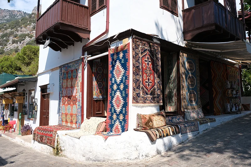 Türkiye is famous for its carpets and leather goods