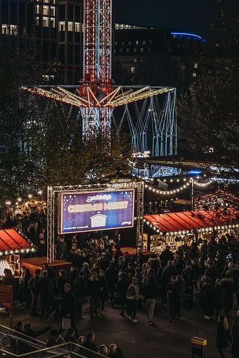 A view of the London’s Best Christmas Markets & Festive Displays