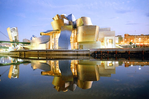 A view of Guggenheim Museum, Bilbao