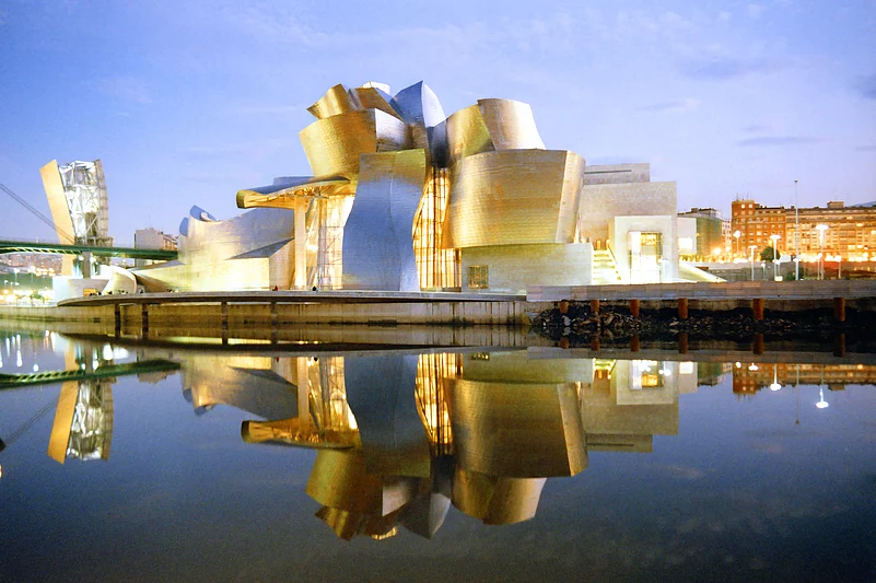 A view of Guggenheim Museum, Bilbao