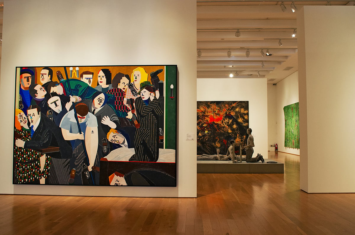 Inside the Bilbao Fine Arts Museum
