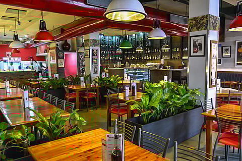 The pizzas are excellent here