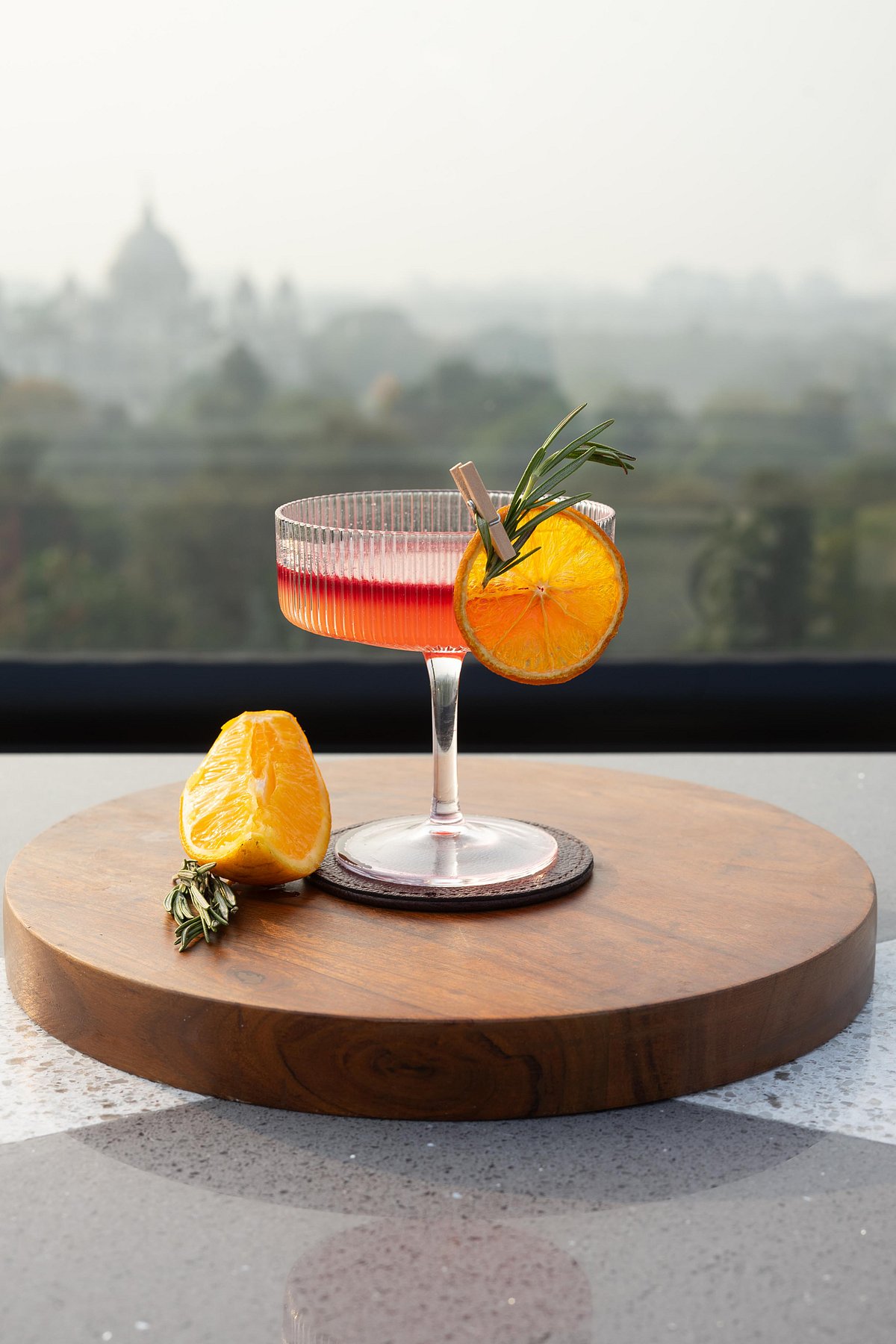 Have a cocktail on the roof terrace with Kolkata landmarks as the backdrop
