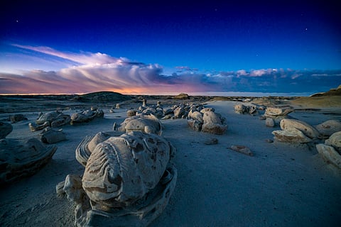 Bisti/De-Na-Zin Desert in New Mexico
