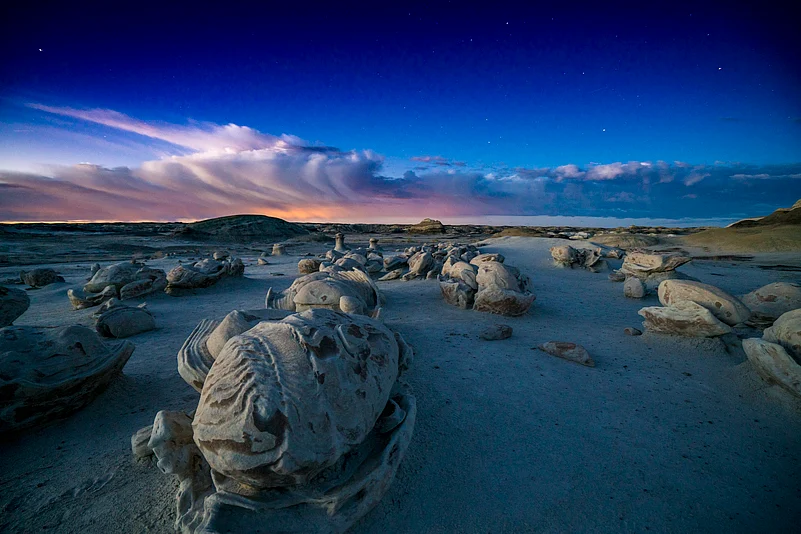 Bisti/De-Na-Zin Desert in New Mexico