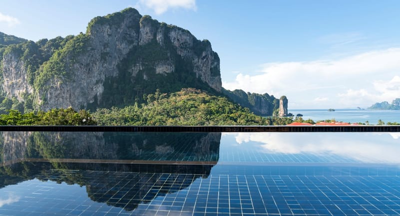 Pool views at Avani Krabi