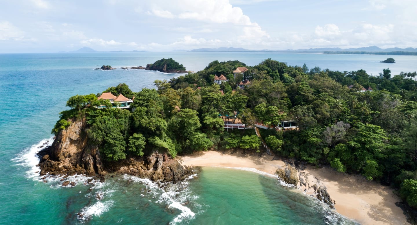 Avani Koh Lanta Resort is on a cliffside