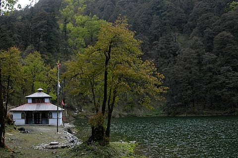 The Ganesh Temple of Dodital Lake