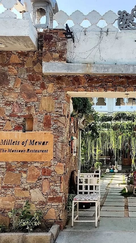 Restaurant's interiors are as delightful as its millet-based creations