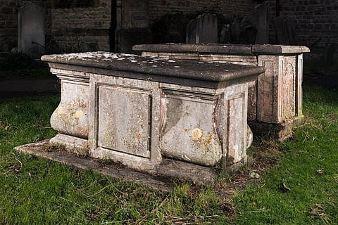 The tomb of Mary Haddock in Essex