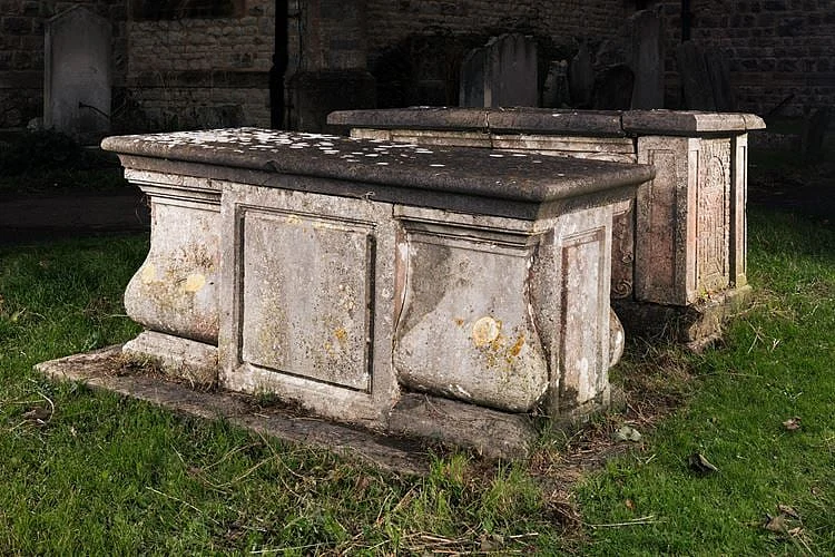 The tomb of Mary Haddock in Essex