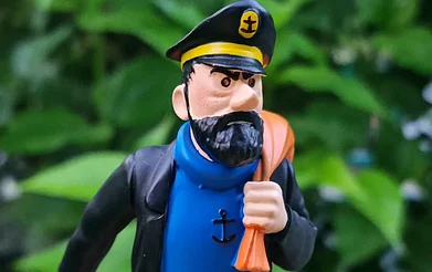 tintinindiaofficial/Instagram
: A figurine of Captain Haddock