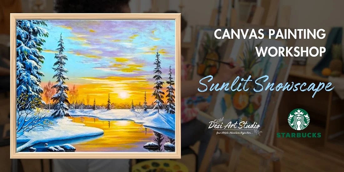 Live a fun-filled afternoon of creativity and relaxation with a “Sip and Paint” canvas painting workshop