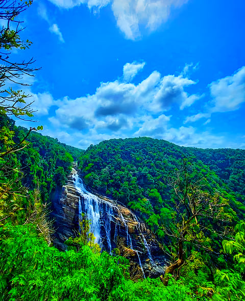 Unchilli Falls is located about 35 km from Banavasi