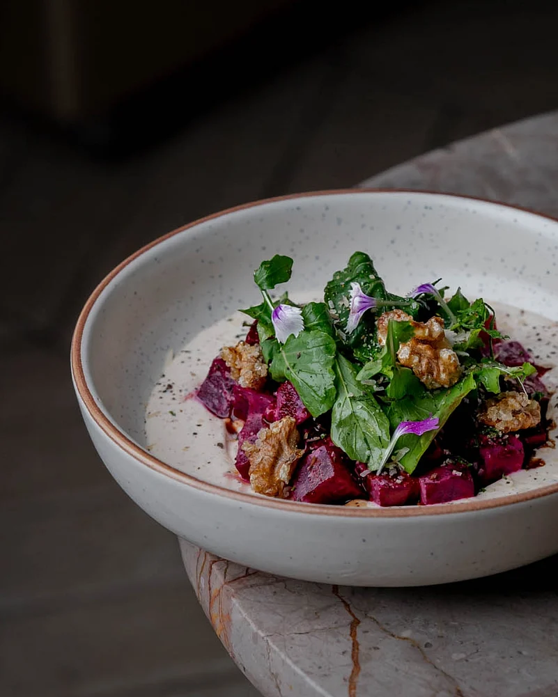 Spiced beetroot and feta salad