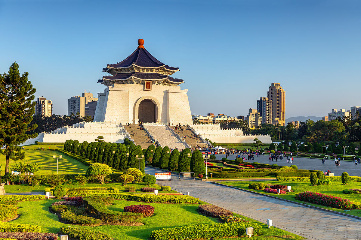 The Chiang Kai-shek Memorial Hall is one of Taiwans most emblematic landmarks 