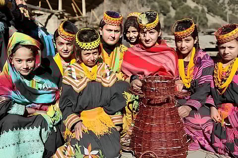 A group of Kalash people
