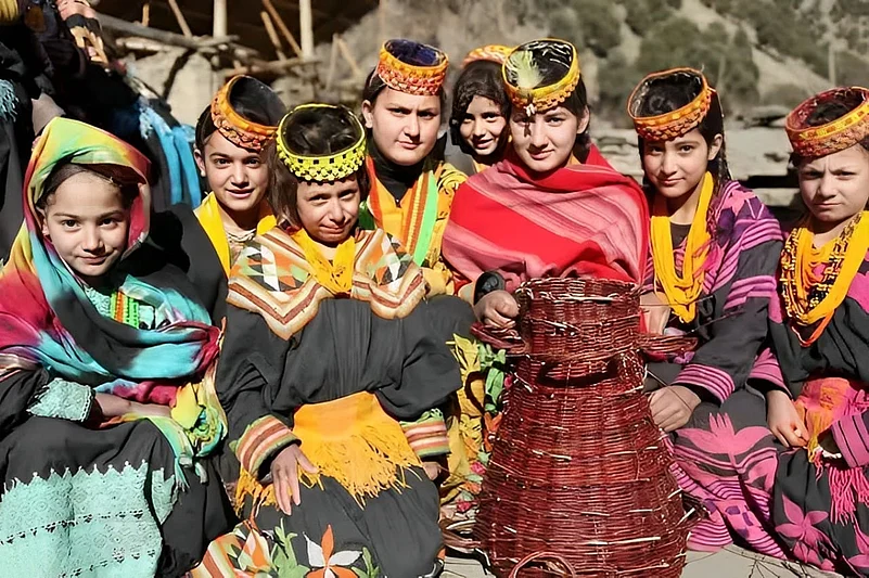 A group of Kalash people