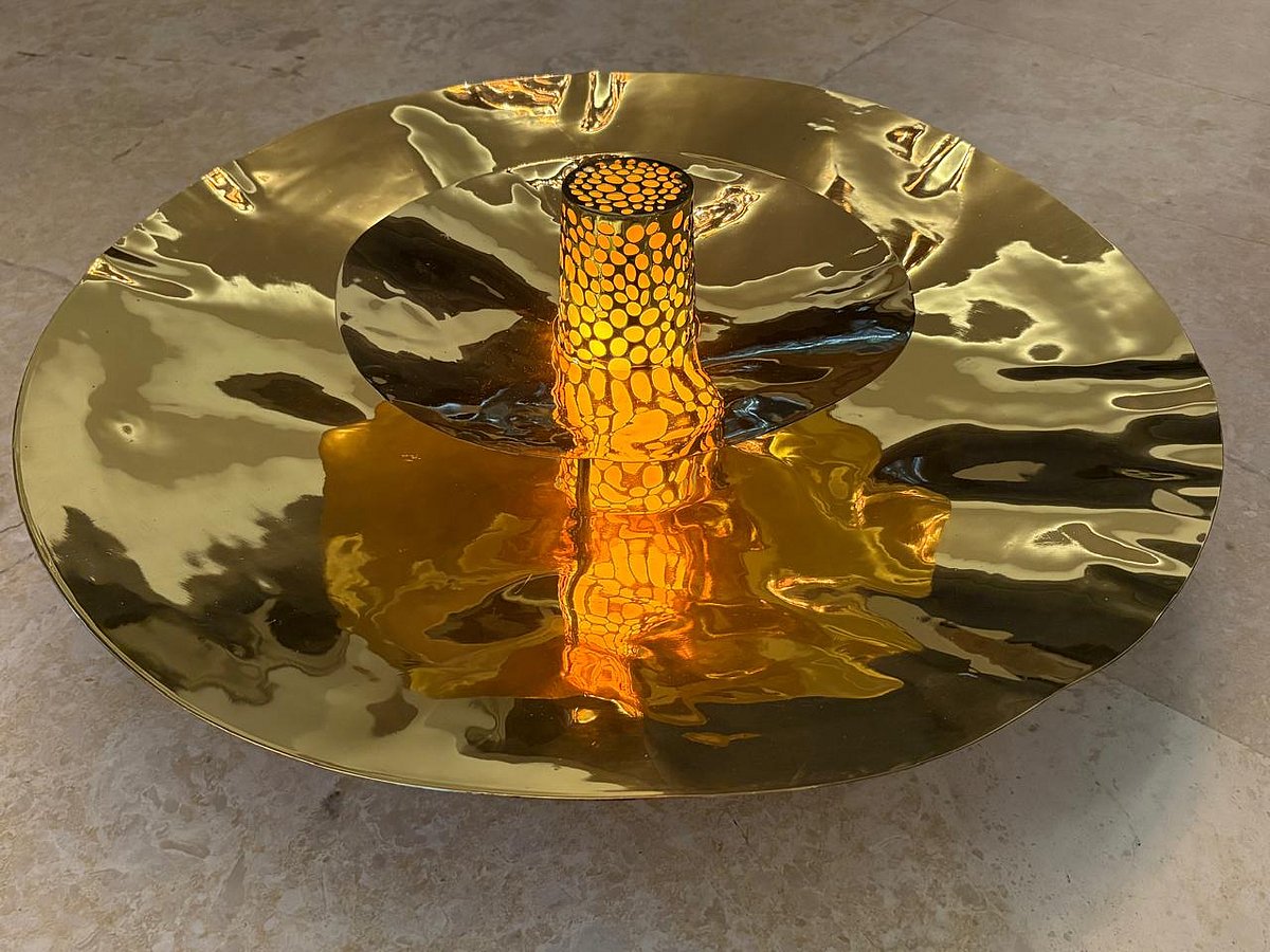 The process of figuring out how the Deepam lanterns would float and shine took six to seven months