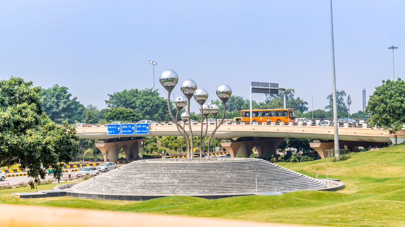 Sprouts by Vibhor Sogani at the AIIMS flyover, New Delhi