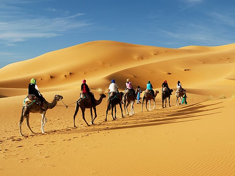 A view of the Sahara Desert, Morocco