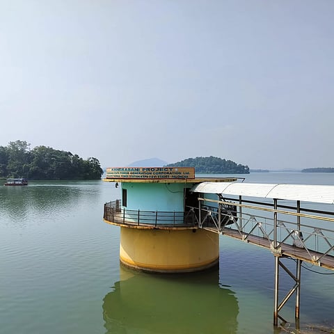 A view of Kinnerasani Wildlife Sanctuary