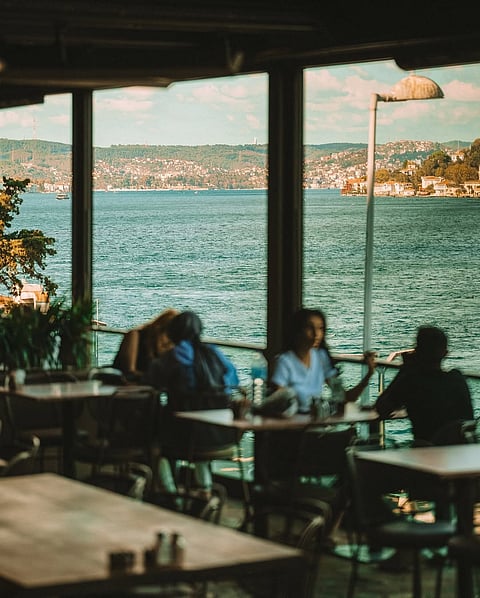 Breakfast with a view