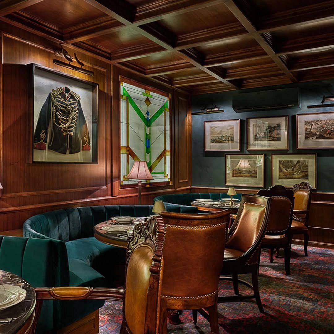 An infantry soldiers uniform from the Napoleanic era on display