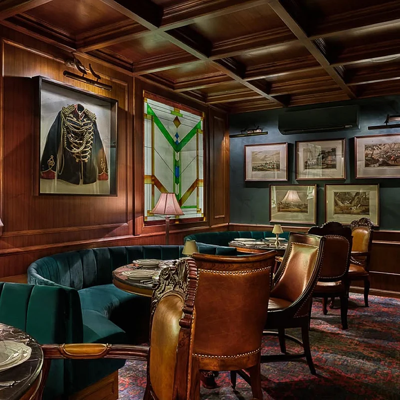 An infantry soldiers uniform from the Napoleanic era on display