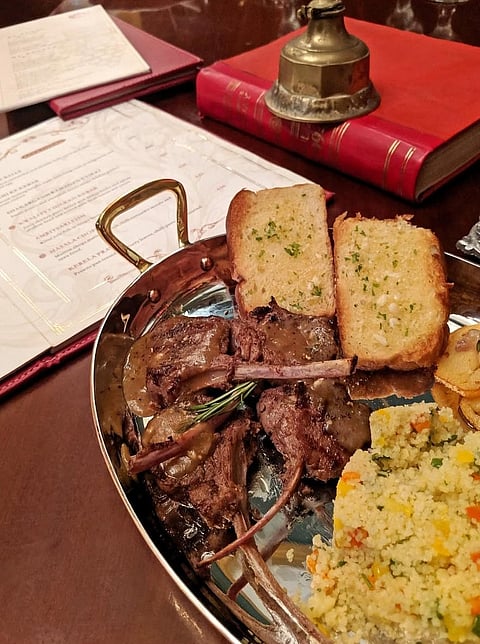 The tender angrezi lamb chops