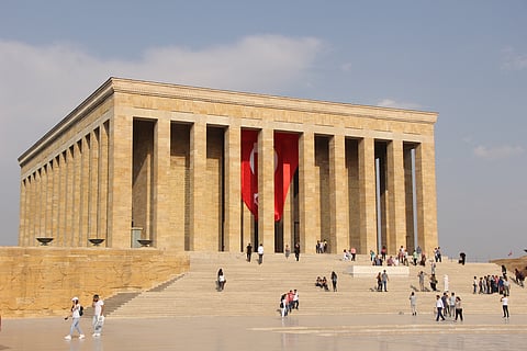 A view of the Atatürk Mausoleum