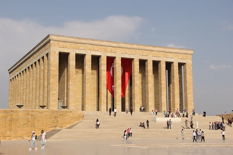 A view of the Atatürk Mausoleum