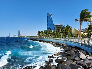 Shutterstock : A look at the Jeddah beach, Saudi Arabia