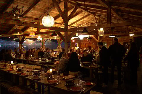 A fondue chalet