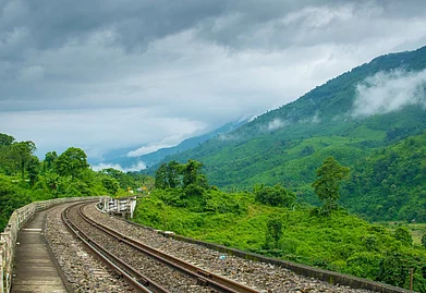 Peter Griffin : Barak Valley Express was one of the most scenic metre gauge lines in the country