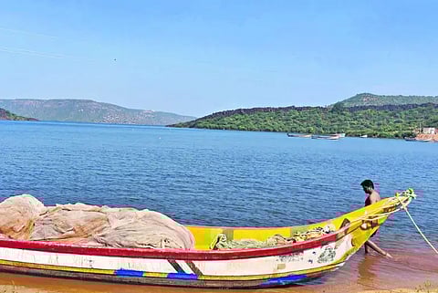 Watching fishermen at work adds to the  morning charm