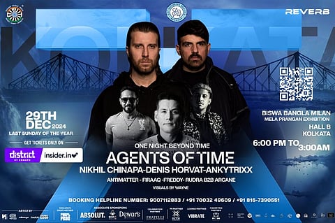 International techno duo Andrea Di Ceglie and Luigi Tutolo are bringing Agents of Time to Kolkata