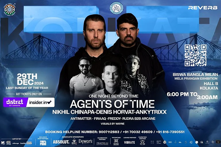 International techno duo Andrea Di Ceglie and Luigi Tutolo are bringing Agents of Time to Kolkata