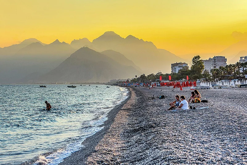 Hang out at Konyaalti Beach