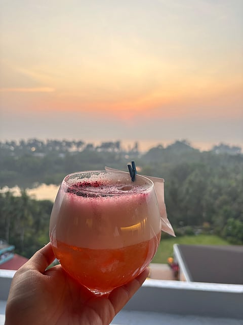 The view from 74° NE