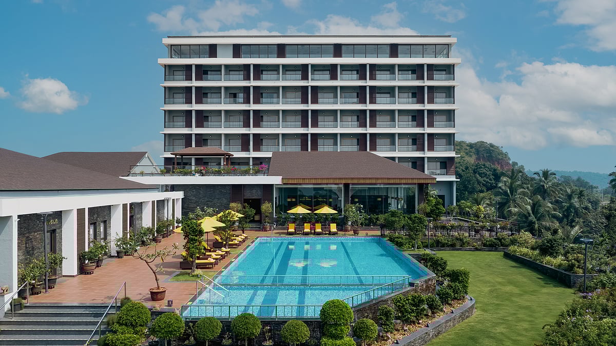 The hotel offers spectacular views